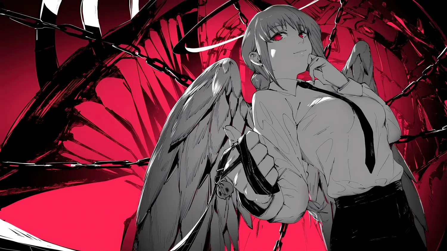 图片[2]-玛奇玛小姐来了！电锯人高清壁纸免费分享